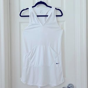 Nike Swim White cover-up dress